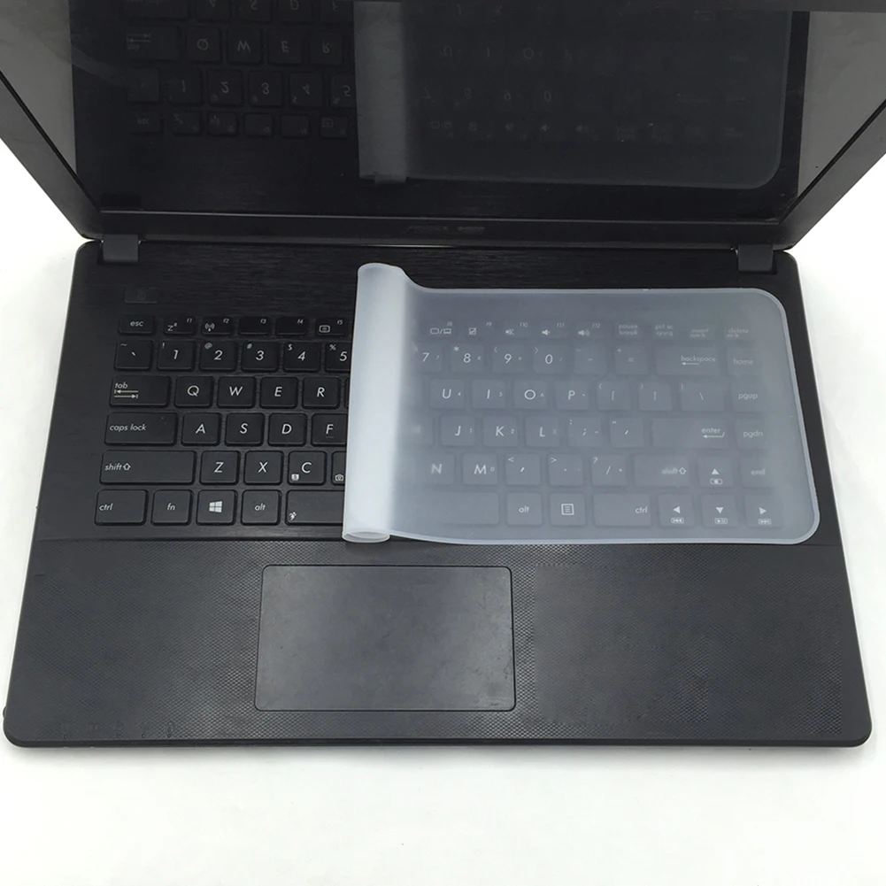 Anti-dust and Waterproof Keyboard Cover Universal Soft Silicone Protector Film for 14-15 Inch Laptop Notebook