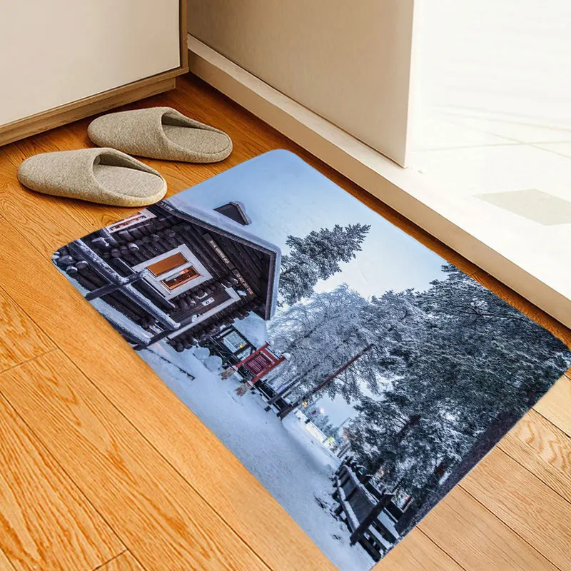 Креативные 3D печать пейзаж коврики для прихожей и ковры для спальни Гостиная Коврик для кухни, ванной Противоскользящие коврики