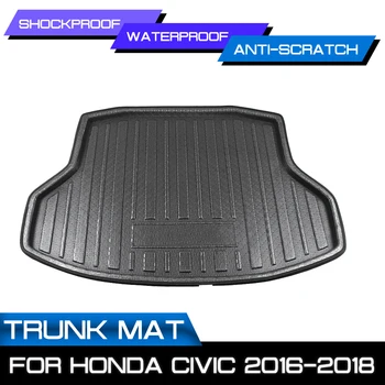 

Car Rear Trunk Boot Mat Waterproof Floor Mats Carpet Anti Mud Tray Cargo Liner For Honda Civic 2016 2017 2018