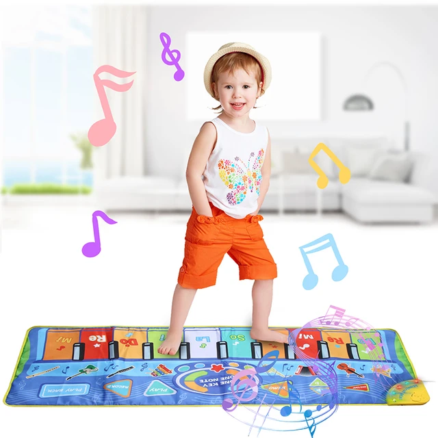 Tapete de piano musical para bebês, 3 estilos, instrumento multifuncional,  brinquedos, teclado, jogos, tapete, brinquedos educativos, presentes para  crianças - AliExpress