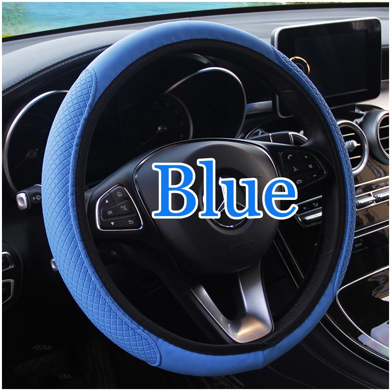 Cute Cartoon Car Steering Wheel Cover Plush Bow Mickey Panda Minion