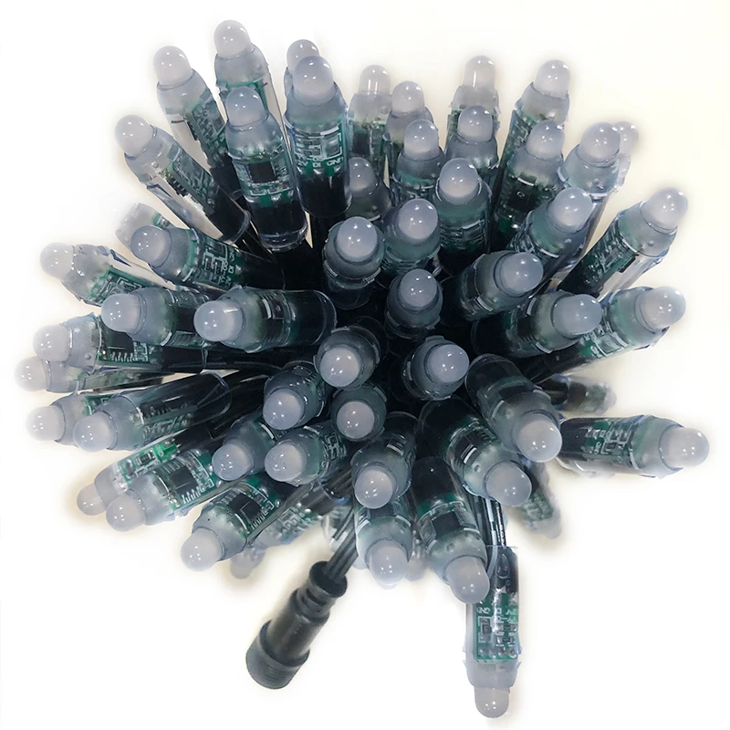 100ct DC12V WS2811 Bullet Pixel с регуляторами черный провод 18awg разъемом ray wu/daniel/xconnect | Лампы и