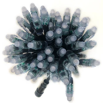 

100ct DC12V WS2811 Bullet Pixel with Regulators Black Wire 18awg with ray wu/daniel/xconnect connector