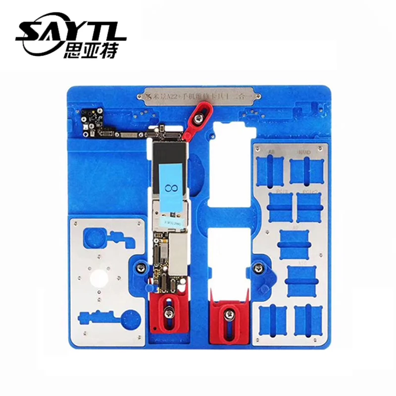 MJ A21 A22+ ремонт материнской платы приспособление PCB держатель для iPhone 5S/6/6 S/6SP/7/7 P/8/8 P/XR для A7 A8 A9 A10 логическая плата чип приспособление