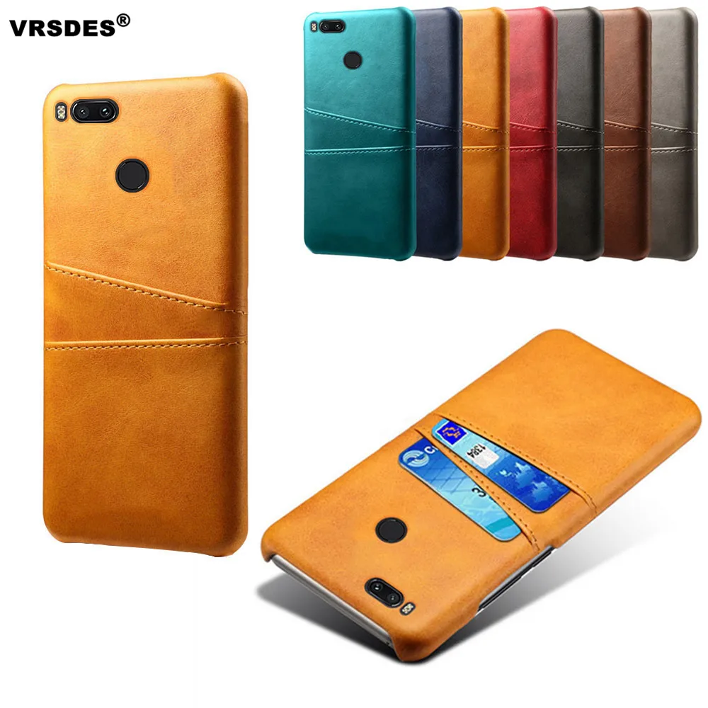 

For Xiaomi Mi 5X 6X A1 A2 Mi5 Mi6 5S Plus Credit Card Case Vintage PU Leather Wallet Case For Xiaomi 8 9 SE Max 3 2 Mix 3 2S F1