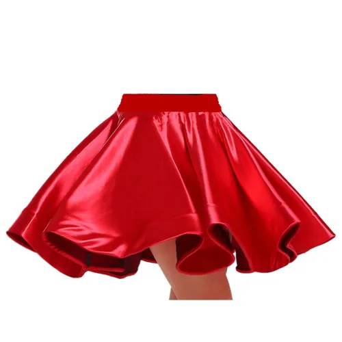 Red Skirt Only Новые Детские Бархатный латинский танцевальные платья для девочек Одежда для спортивной гимнастики костюм для сальсы Танго бальная юбка для девочек - Цвет: Red Skirt Only