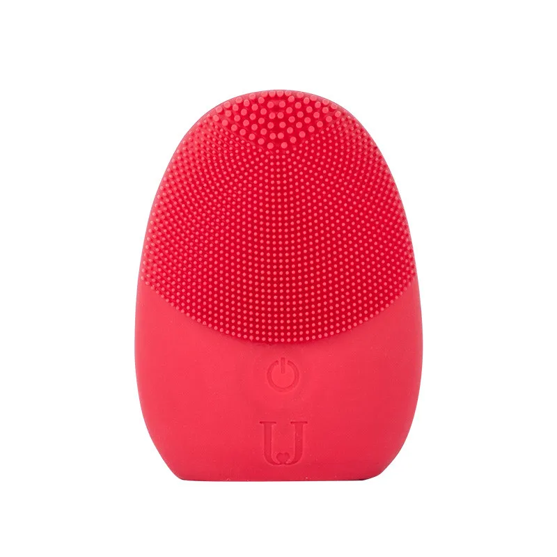 Xiaomi mijia звуковая щетка для очищения лица Мини электрическая Массажная стиральная машина водонепроницаемый силикон глубоко очищающие Инструменты для лица - Цвет: Красный