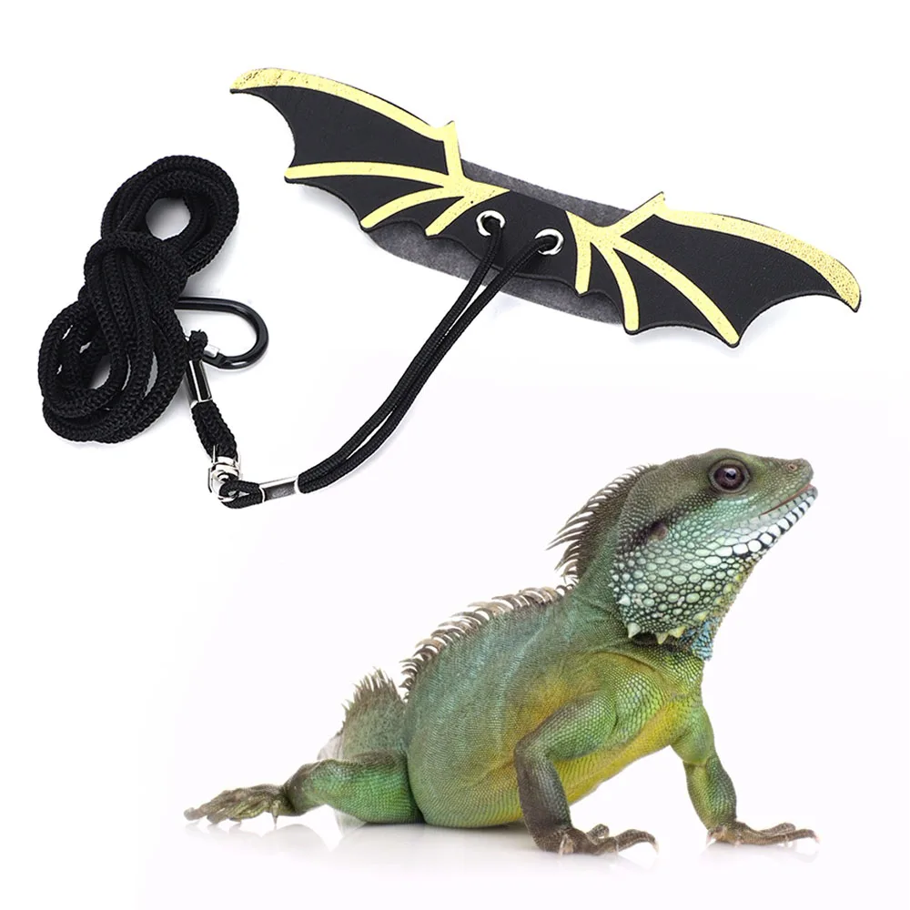 Adjustable Reptile Lizard Harness Leash Pet Lizard Funny Chest Harness Leash Small Animals Collar Small Reptile 3