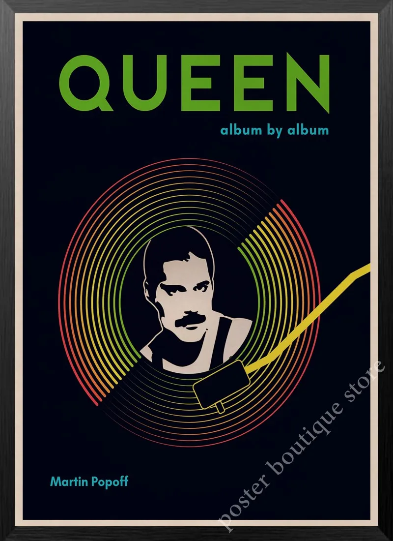 Queen Band музыкальный плакат на крафт-бумаге Фредди Меркьюри, Brian мая винтажная Высококачественная декоративная роспись стены стикер - Цвет: 15