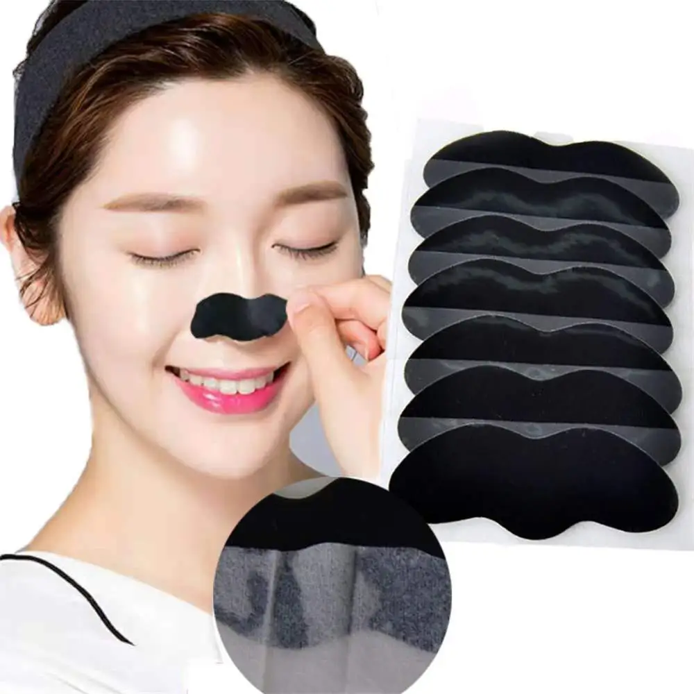 Vendedor Caliente Mascarilla para eliminar puntos negros, limpiador de poros, mascarilla para tratamiento del acné, tiras de limpieza profunda de poros de nariz, herramienta removedora de cabeza negra, 10, 20 y 50 Uds. VRM8ApJABQy