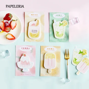 

50Pcs Kawaii Summer Drink Ice Cream Stickers Decoration DIY Diary Scrapbooking Gift Card Sticker Children's Favorite Stationery