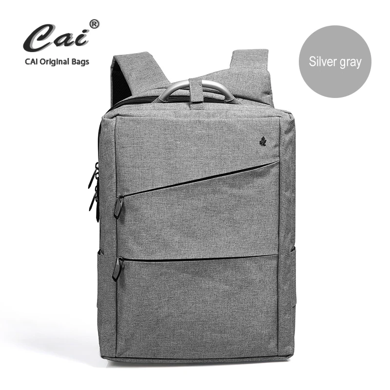 

Cai Fashion Women Mens Book Laptop Backpack Waterproof Male Business Travel Back Pack Boys School Bagpacks Oxford