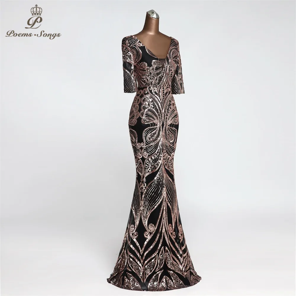 Стильное вечернее платье с бабочками, с рукавом до локтя, vestidos elegantes memaid, красивое вечернее платье, уникальное, robe de soiree