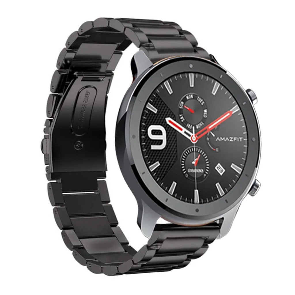 Ремешок для смарт-часов AMAZFIT GTR 47 мм ремешок для часов из нержавеющей стали сменный ремешок аксессуары для часов AMAZFIT GTR# A