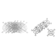 10 шт. 3,2 см/80 мм Диаметр осевой вентилятор постоянного тока гриль металлический ПК Защита Пальцев