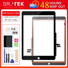 Сенсорный экран для iPad 2019 10,2, сенсорный экран для iPad 7 iPad7, дигитайзер, сенсорный экран для iPad 10,2, панель A2197 A2198 A2200