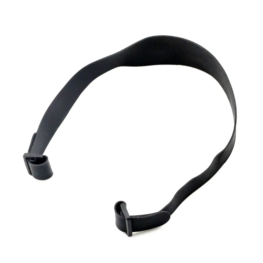 1 Piece Silicone headlamp band Head Belt Strap silica gel Mount Holder black Headband For diving head lamp Flashlight