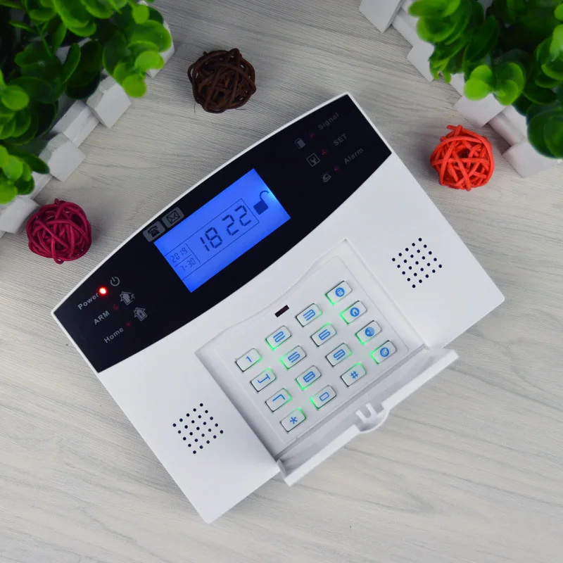 Беспроводная GSM сигнализация 433 МГц домашняя охранная сигнализация дверной датчик движения сигнализация Android IOS приложение домофон сирена