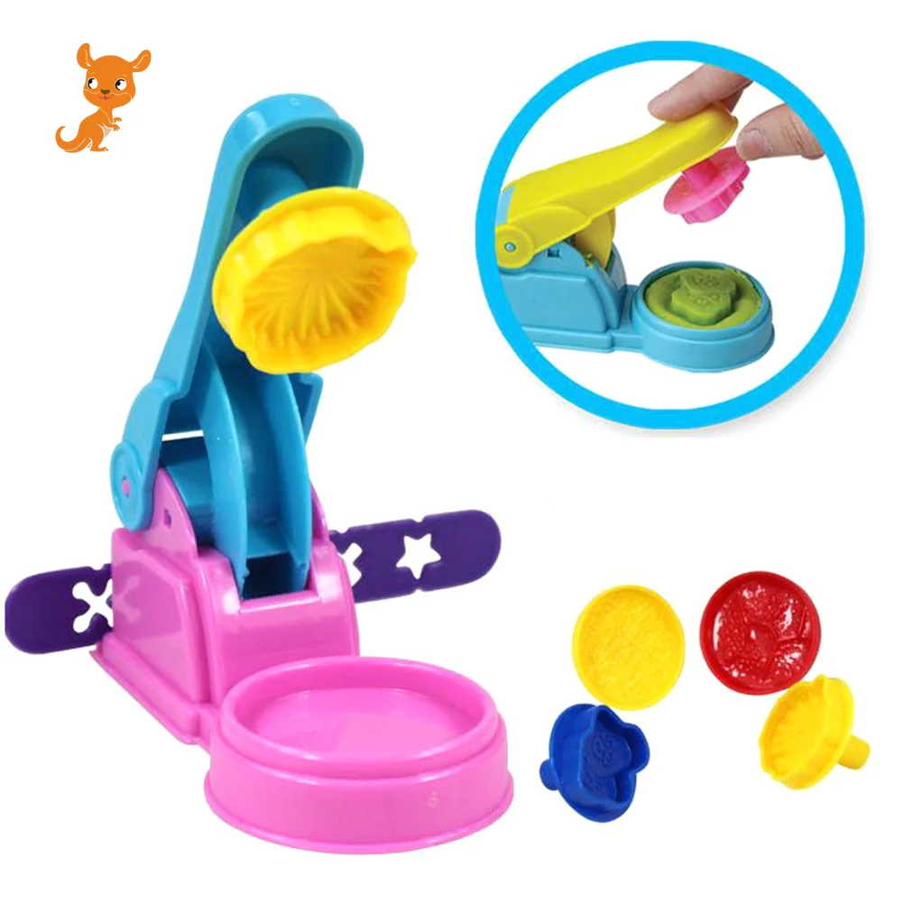 Color Play Dough Model Tool Toys Creative 3D Plasticine Tools Playdough