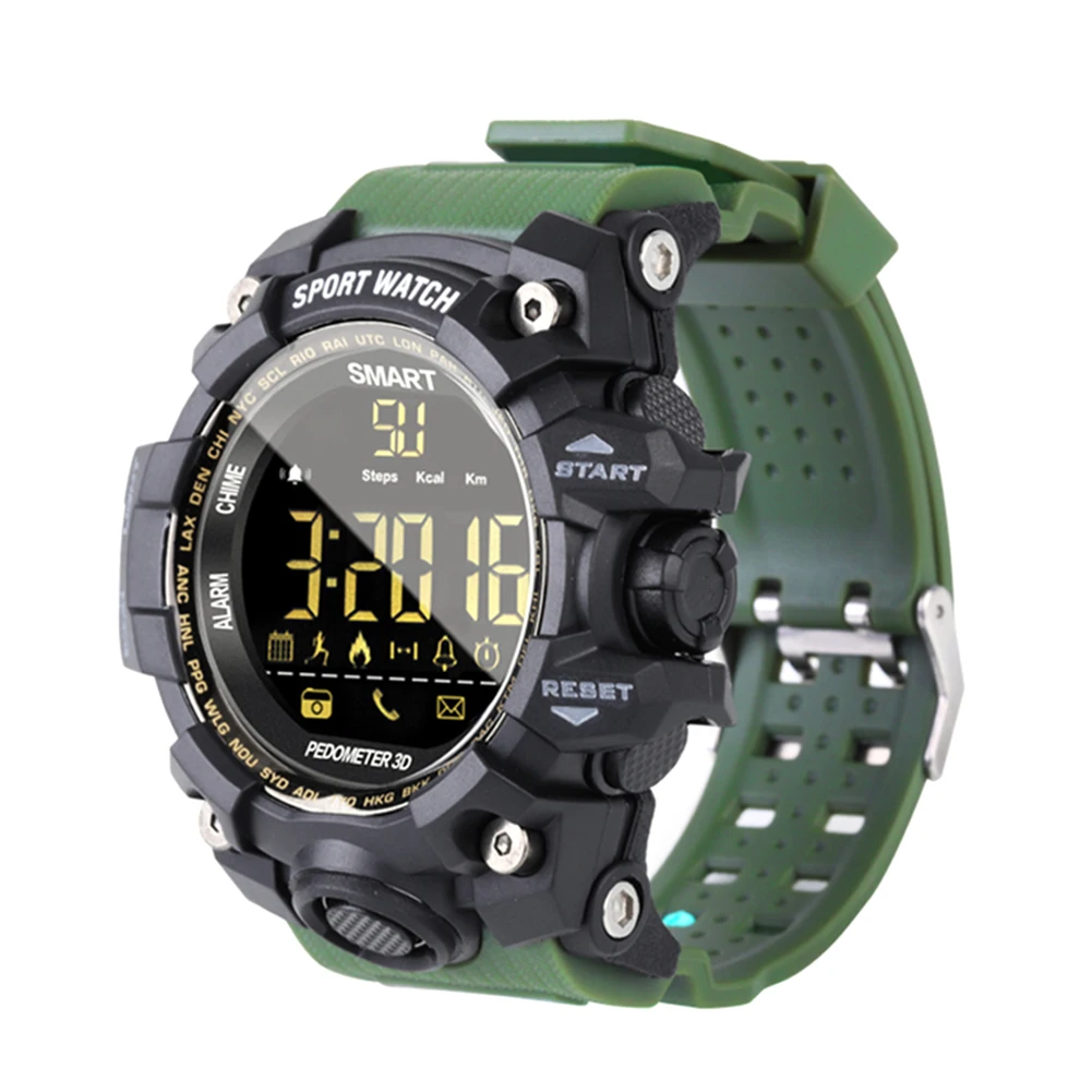 Watch  Waterproof Sports Smart Watch EX16S Camouflage Outdoor Bluetooth Remote Pedemeter Control Photo Long Standby Smartwatch