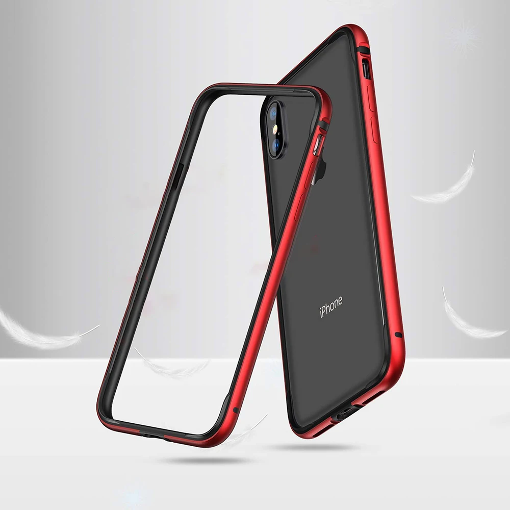 Чехол-бампер для iphone XS MAX XR X XS, Жесткий Тонкий защитный бампер, мягкая внутренняя рамка из ТПУ, чехол для iphone XS MAX