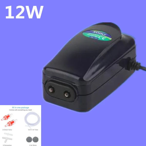 SB-848 Disc Type 8 Вт 12 Вт бесшумный аквариум воздушный насос аквариум кислородный воздушный насос довольно 2 выхода 4 выхода регулируемый поток - Цвет: SB-848 Disc Type