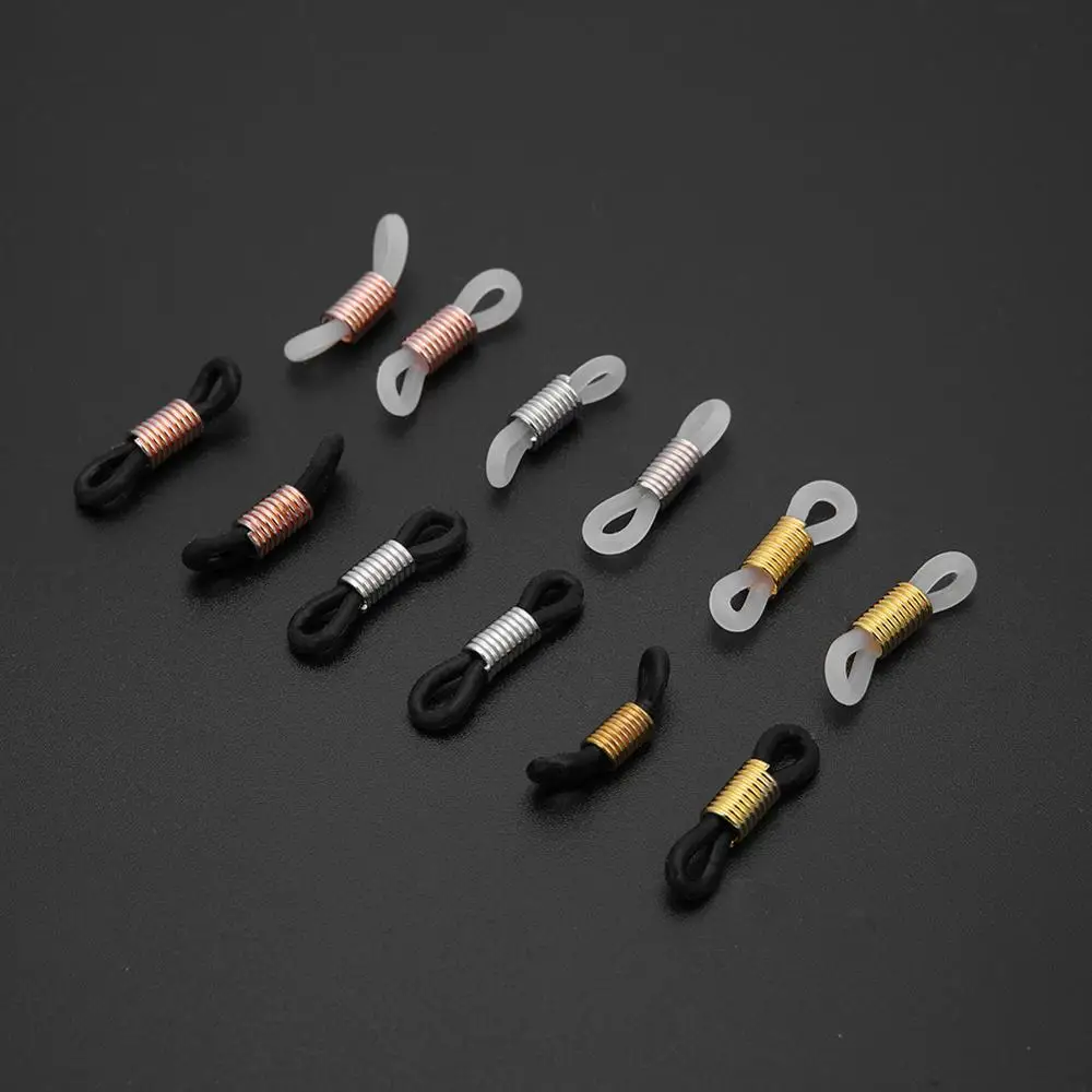 Skyrim 20pcs Glasses Chain Silicone Rubber Ring Non Slip DIY Connector Strap Eyelets Rope Sunglasses Cord Accessory glasses chain