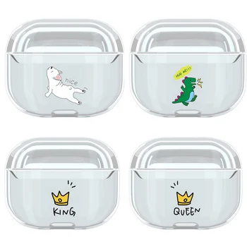 

Transparent Case For AirPods Pro Case Hard PC Cover Bluetooth Earphone Protective Earphone Cover for AirPods 2019 Accessories