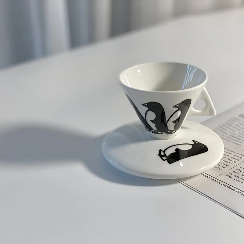 Medieval Vintage Style Bone China Coffee Cup and Saucer Set Afternoon Tea Water Milk Mug | Дом и сад