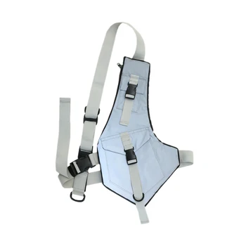

Chest Bag Hip Hop Streetwear Men Chest Bags Multi-Function Vest Women Cross-Body Shoulder Bags Reflective