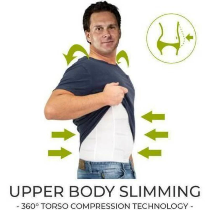 

Men's Slimming Shaper Posture Vest Male Belly Abdomen For Corrector Compression Body building Fat Burn Chest Tummy Shirt Corset