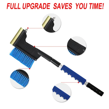 

Vehicle Retractable Snow Shovel Brush Windshield Winter Telescopic Ice Scraper