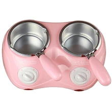 Легкий Шоколад Конфеты плавильный горшок Электрический Шоколадный фонтан фондю Шоколад расплава двойной горшок машина для топки кухонный инструмент "сделай сам" Gi