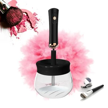 

USB Chargeable Automatic Electric Wash Makeup Brush Dryer Cleaner Set Make Up Brushes 10 Seconds Washing Cleaning Machine Tool