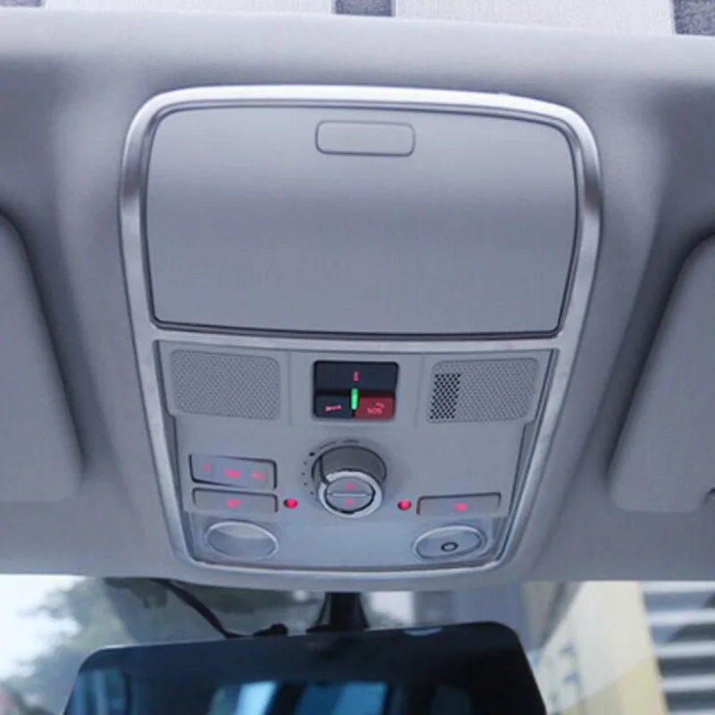 Tonlinker накладка на крышу для салона, наклейка для Volkswagen Sharan-19, автомобильный Стайлинг, 1 шт., наклейка на крышку из нержавеющей стали