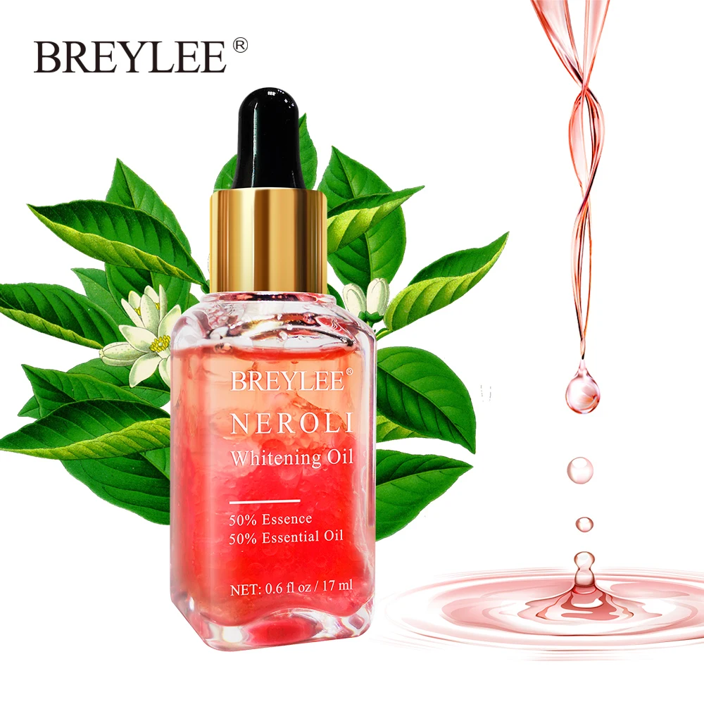 BREYLEE Neroli Whitening Essential Oils Fade Dark Spots Remove Face Freckle Brighten Skin Facial Serum Moisturizer Essence Oil (6)