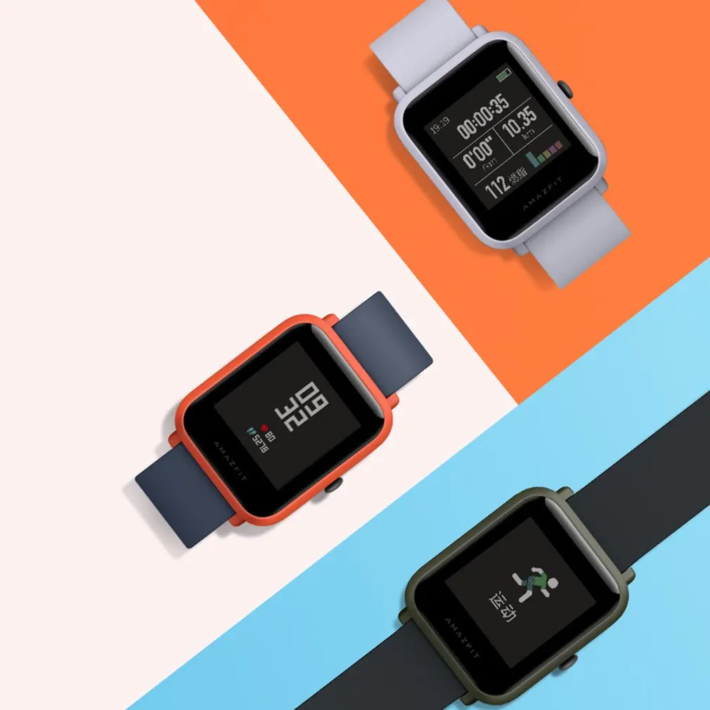 Xiaomi Huami Amazfit Bip Смарт-часы gps Smartwatch Android iOS монитор сердечного ритма 45 дней Срок службы батареи IP68 всегда на дисплее