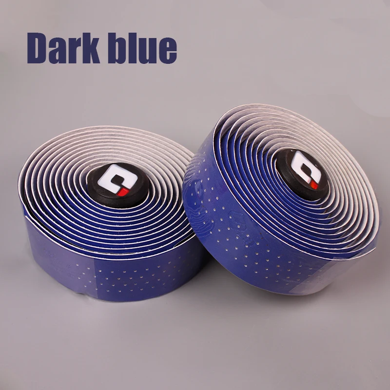 Dark Blue ODI дорожная лента для руля велосипеда MTB 2,2 м велосипедная ручка бар ленты Высокая перфорация горный BMX велосипеды компоненты с 2 бар разъем - Цвет: Dark Blue