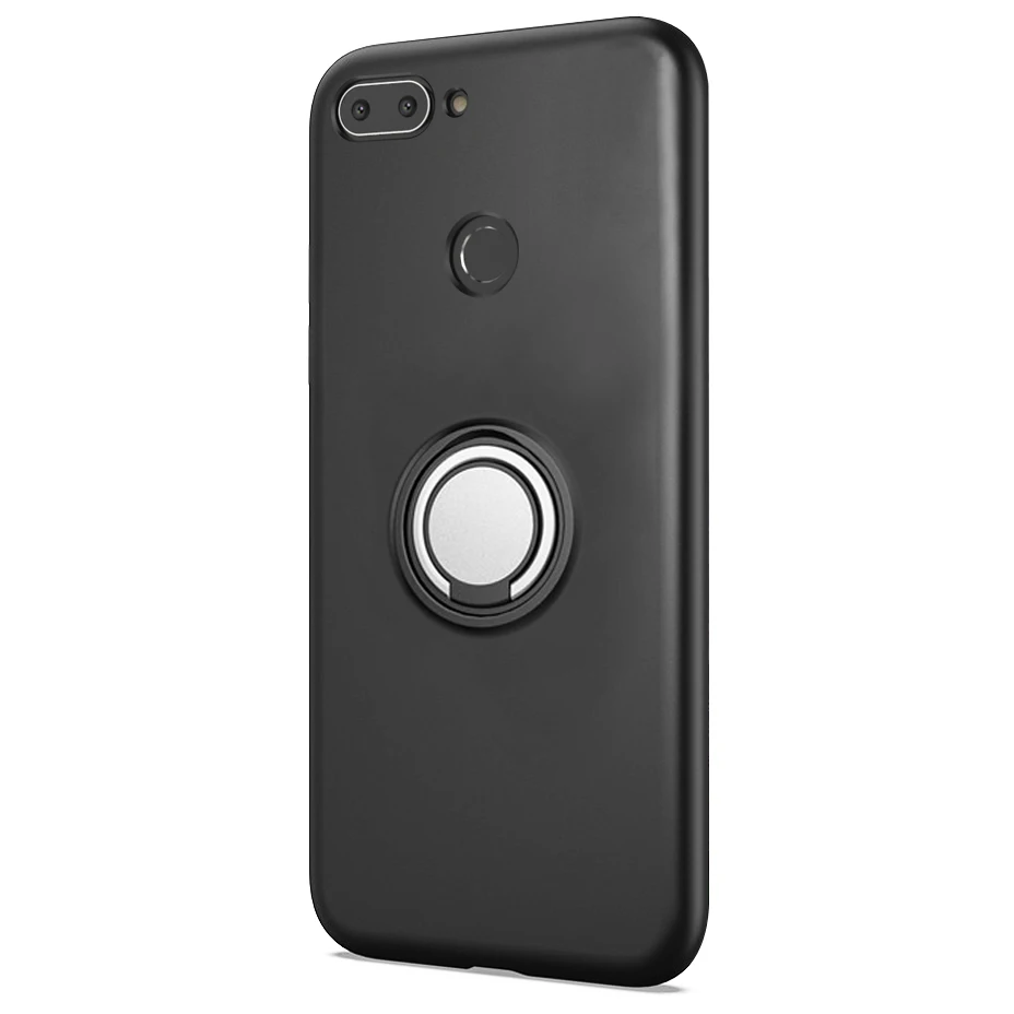 Чехол для xiaomi mi 8 lite, противоударный чехол из ТПУ+ поликарбоната, чехол для mi 8 lite, задняя крышка, чехол для xiaomi mi 8 lite с кольцом на палец автомобиля
