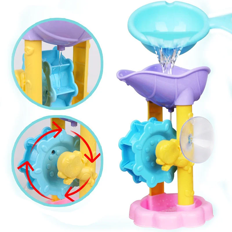 Водяное колесо, игрушка для ванной, Игрушки для ванны, для родителей и детей, Интерактивная игрушка для душа(случайный цвет