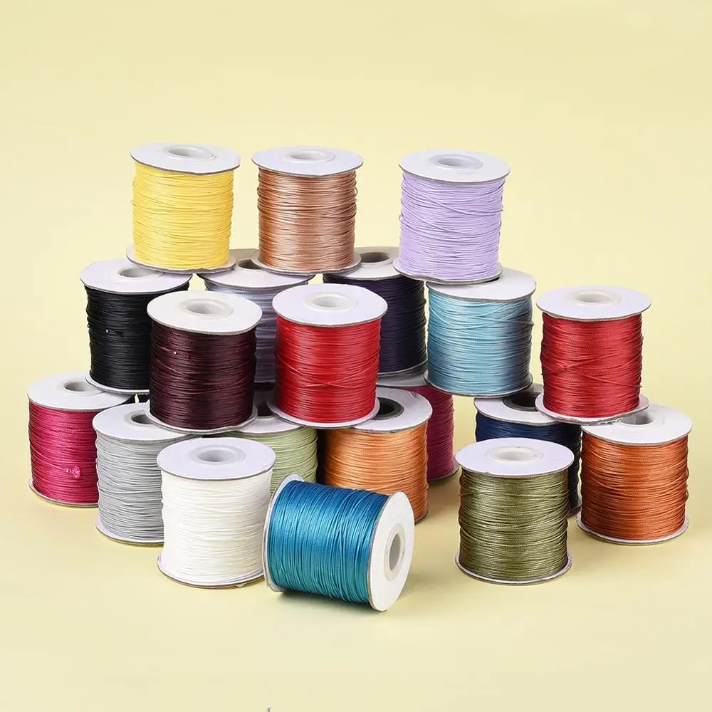 0 5 мм 8 вощеный полиэфирный шнур из бисера около 185 ярдов/рулон|beading cord|cord rollpolyester