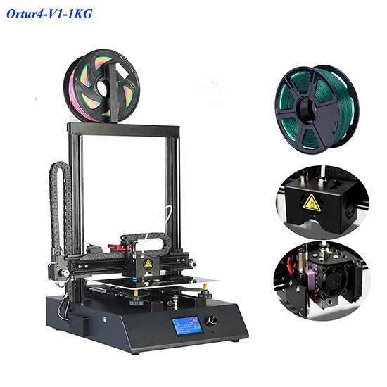 Ortur-4, 3d принтер, линейная направляющая, высокоскоростной 3d принтер Prusa I3, обновление, обновление, выключение питания, большой размер печати 260*310*305 мм - Цвет: Ortur4-V1-1KG