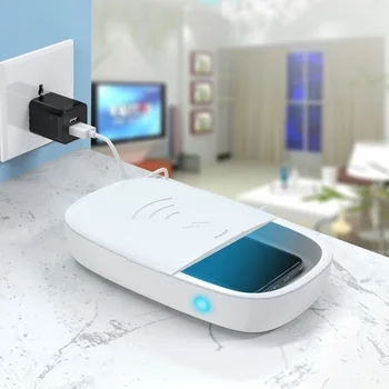 

Ultraviolet Multifunctional Sterilization Container Toothbrush Masks Jewelry Sterilization Sterilizer Wireless Charger