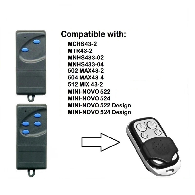 1 шт NOVOFERM NOVOTRON 502 MAX43-2 504 MAX43-4 сменный пульт дистанционного управления гаражными