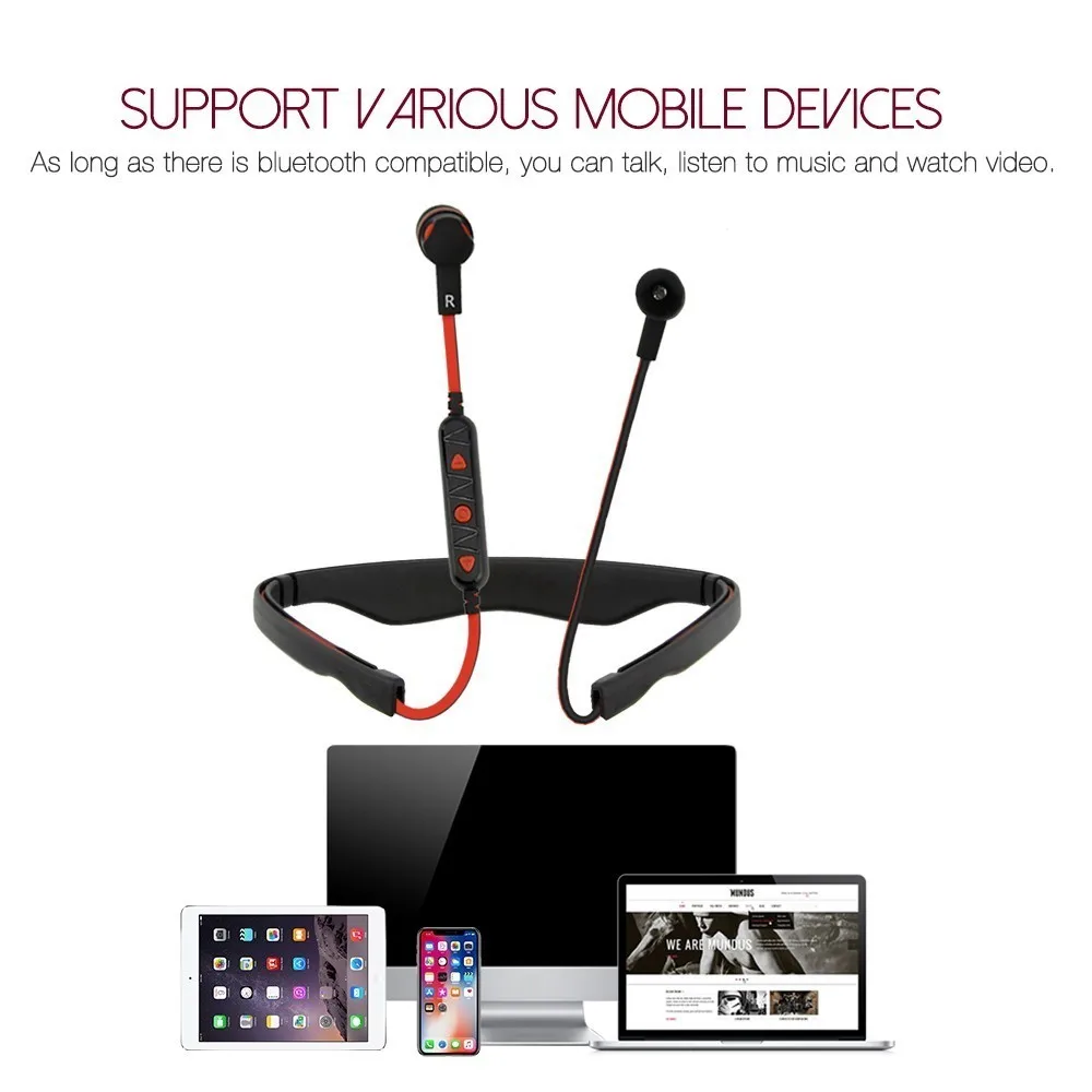 CHYI Wireless Bluetooth Earphone With Microphone Earbuds Sport Headphone Noise Canceling Earphones For IPhone Android Phone