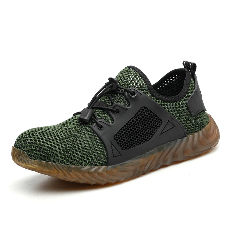 

2019 Brand Steel Toe Women Men Work & Safety Boots Steel Mid Sole Impact Resistant Soft Male Shoes Plus Size 36-48