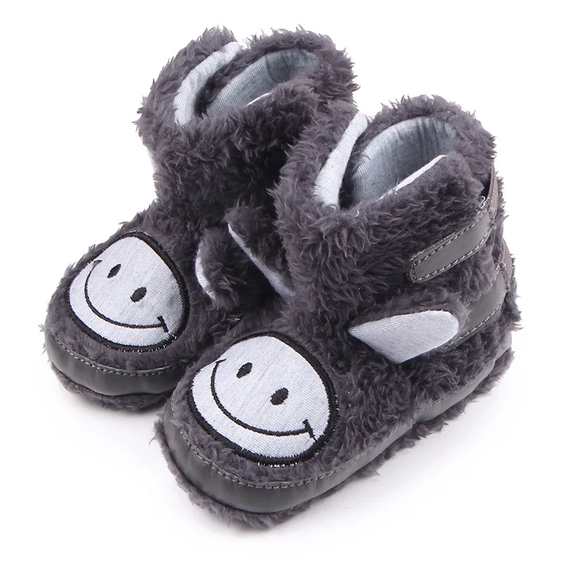 

Baby Winter Boots Newborn Baby Girls Shoes Boys Warm Cartoon Bear Infant Toddler Boot Plus Velvet Warm First Walkers