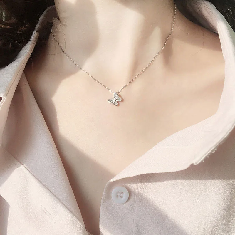 Popular Butterfly Pendant Necklace 