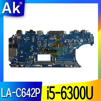 

CN-0WK23X WK23X For DELL Latitude E5570 Laptop Motherboard ADM80 LA-C642P REV:1.0(A00) I5-6300U mainboard notebook PC