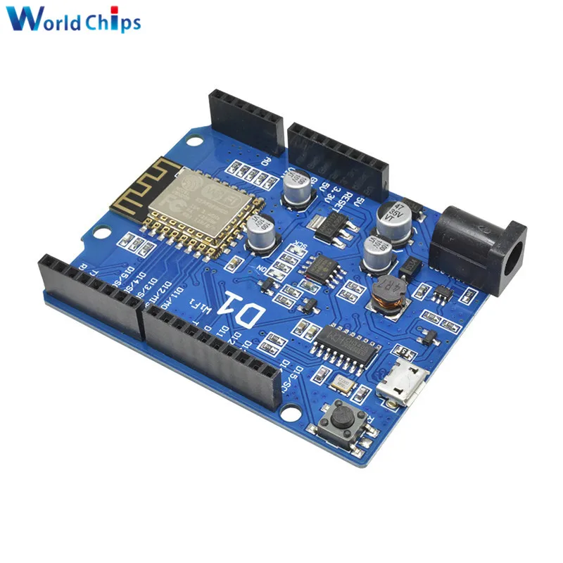Плата разработки OTA WeMos D1 CH340 CH340G Wi Fi ESP8266 ESP 12 модуль Micro USB для Arduino IDE UNO R3 ONE 3 В 5 в